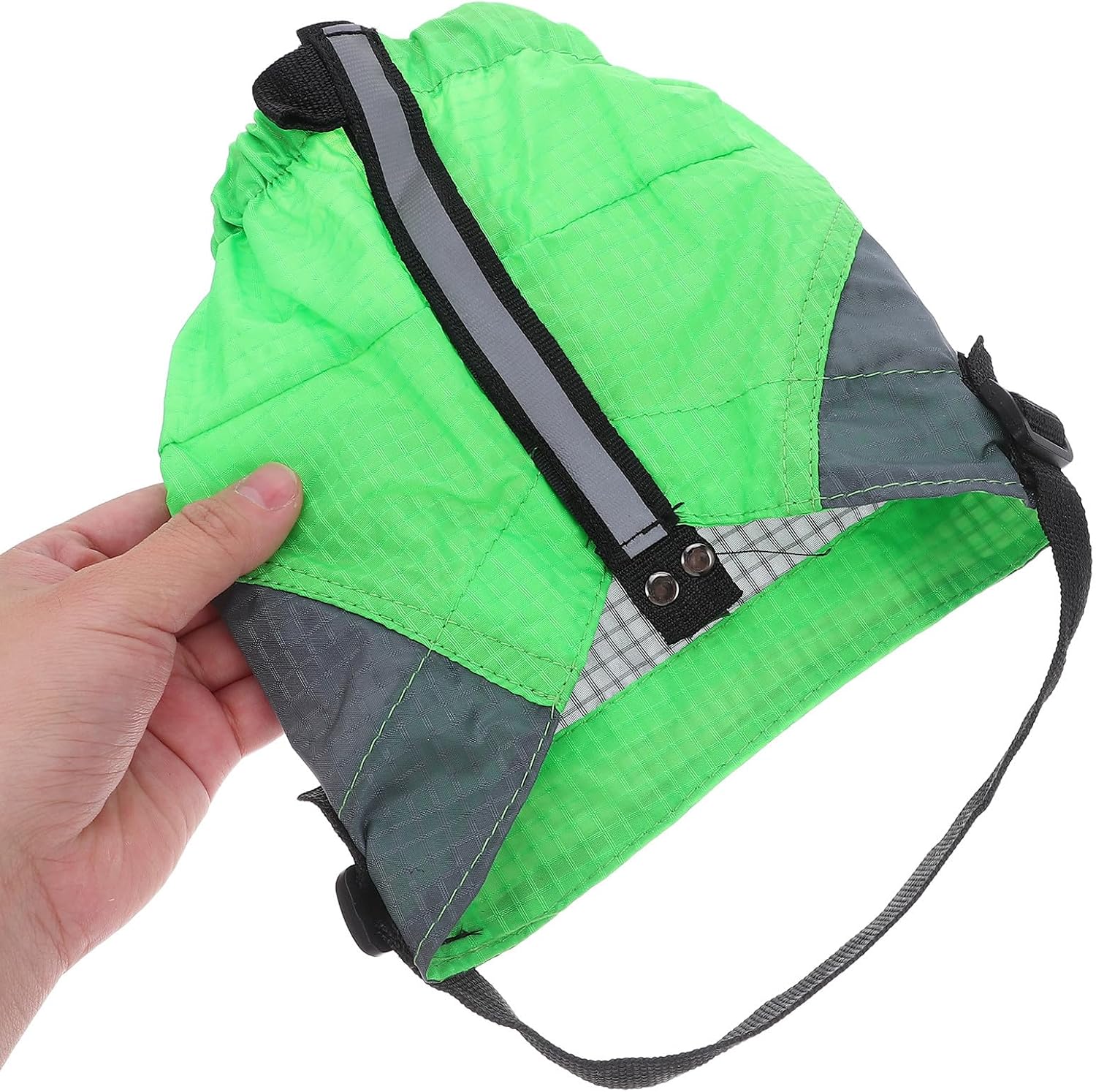 Kisangel Running Shoe Gaiters, Waterproof Outdoor Leg Gaiters for Trail Running and Hiking, Short Ankle Dustproof Covers with Windproof Green Fabric for Sand and Snow Protection