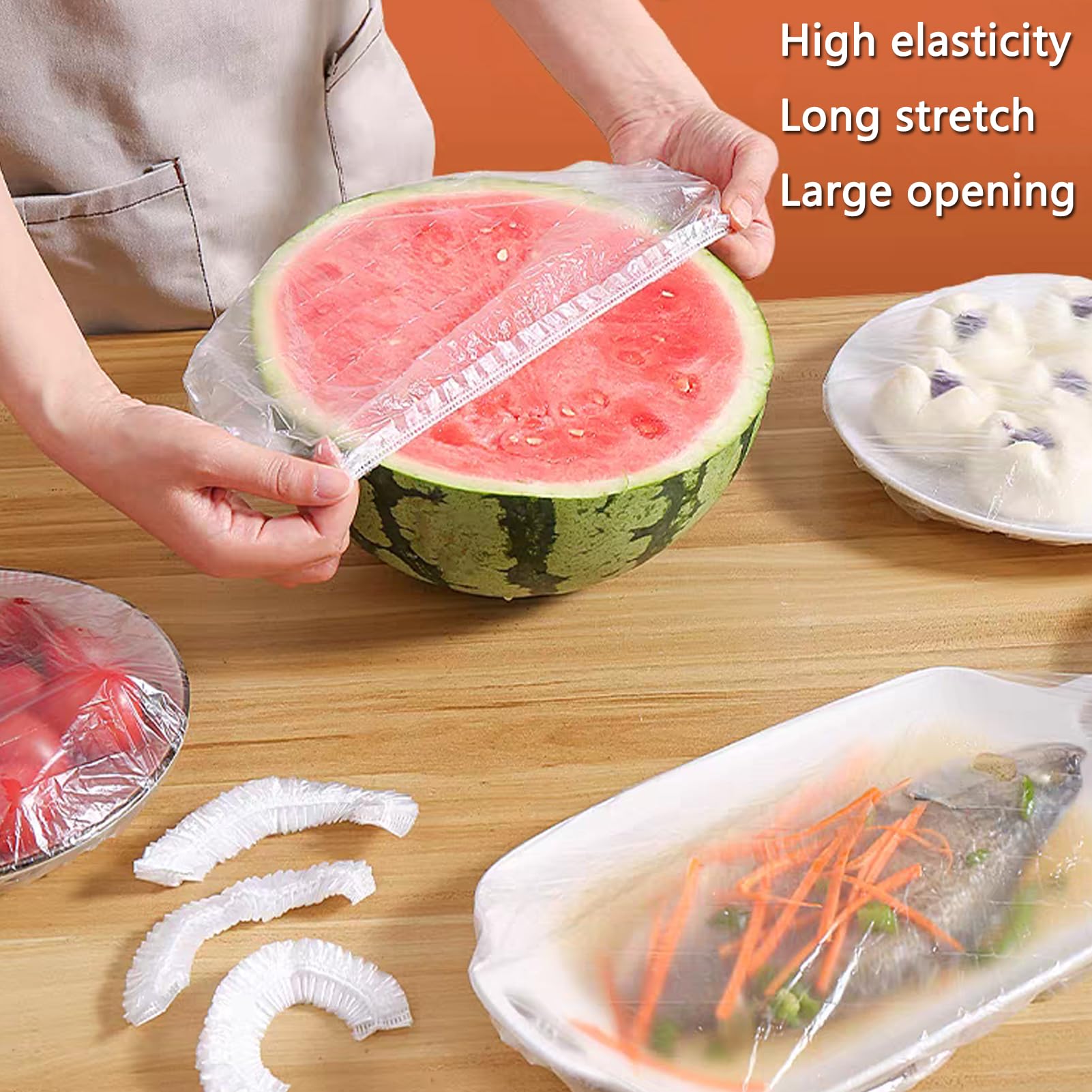Protection Nourriture Film Alimentaire Réutilisable - 50 Sacs élastiques Pour Conservation Des Aliments Couvercles Bols Extensibles