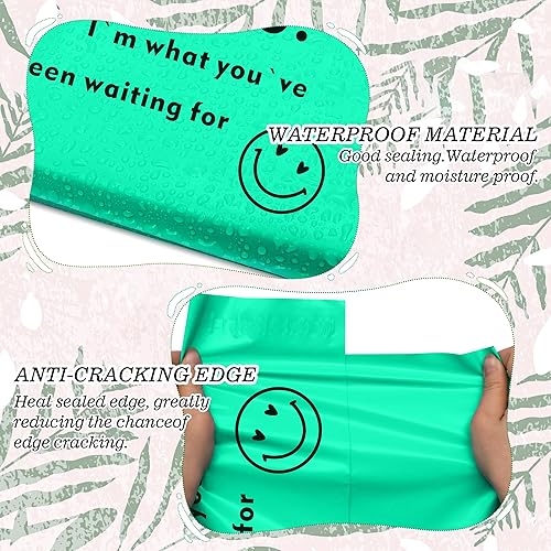 Miniatura 4 de Vapulcio Sobres de polietileno de 14.5 x 19 pulgadas, 50 unidades, bolsas de envío autoselladas con 2.4 mil, bolsas de polietileno impermeables y