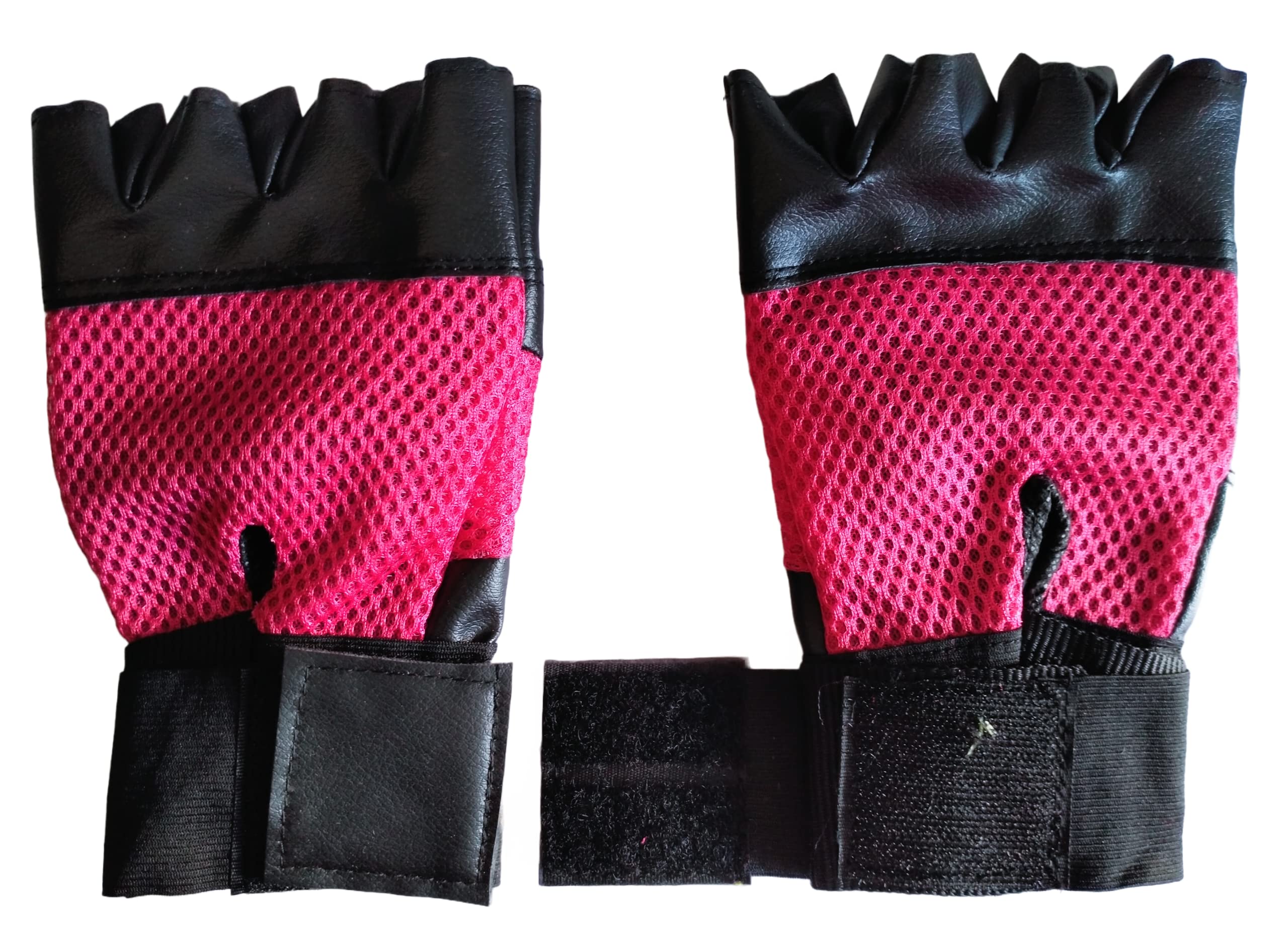 Facto Power Pink Color Leather Gym Gloves with Wrist Support for Weight Lifting Gloves, Exercise Gloves for Powerlifting, Cross Training, Workout, Best for Men & Women,One Size (B0CJK4YJZ1) Amazon Price History, Amazon Price Tracker