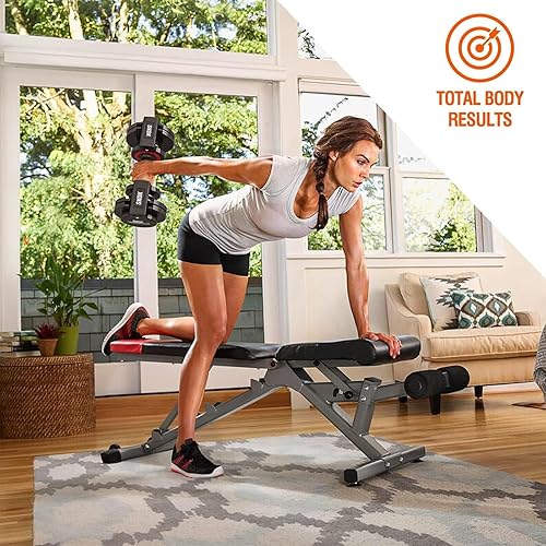 Miniatura 5 de SKOK 2555 lbs Pair Adjustable Dumbbells Set, Adjustable Weights Dumbbells Set for Men and Women with Anti-Slip Fast Adjust Weight by Turning