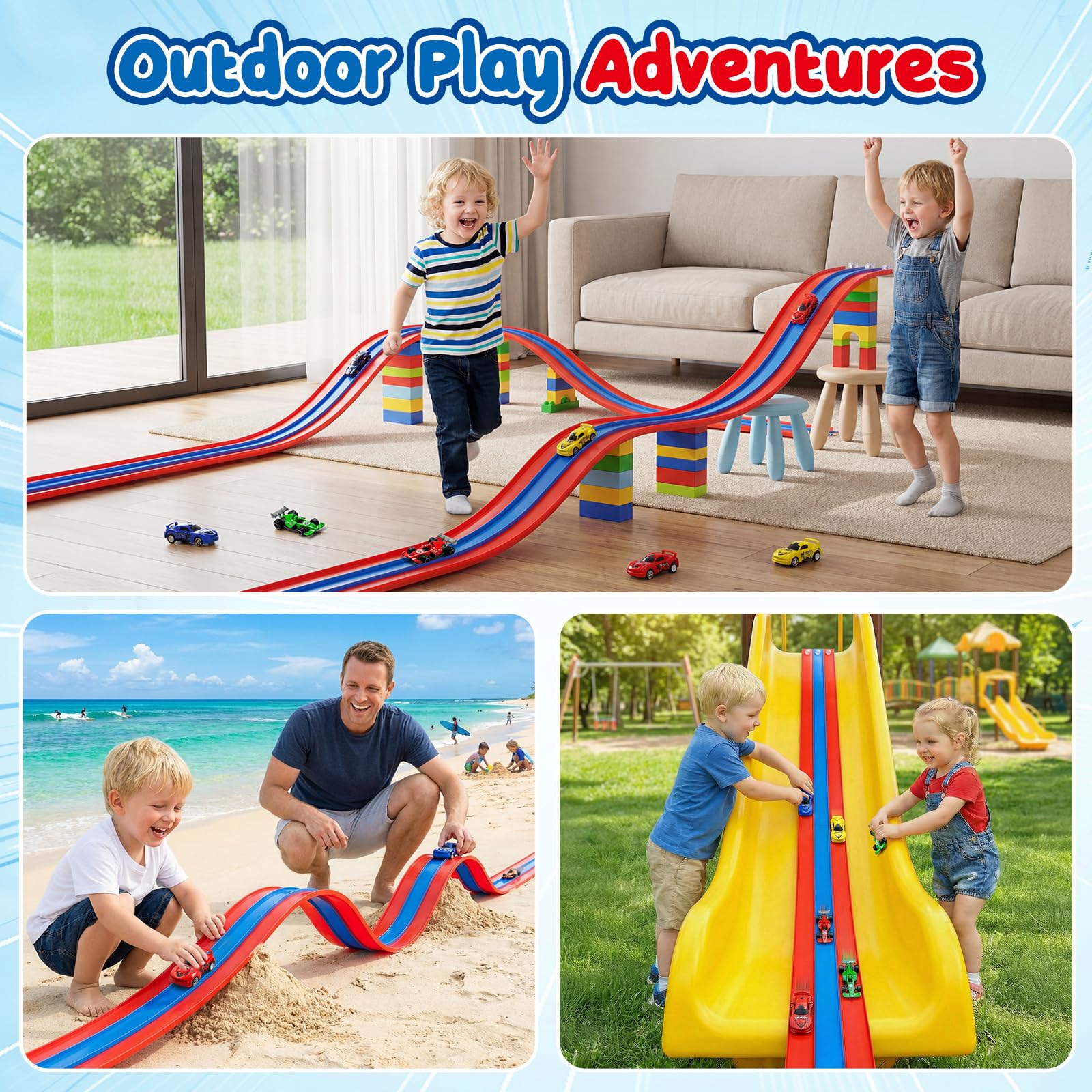 Pista flessibile per bambini