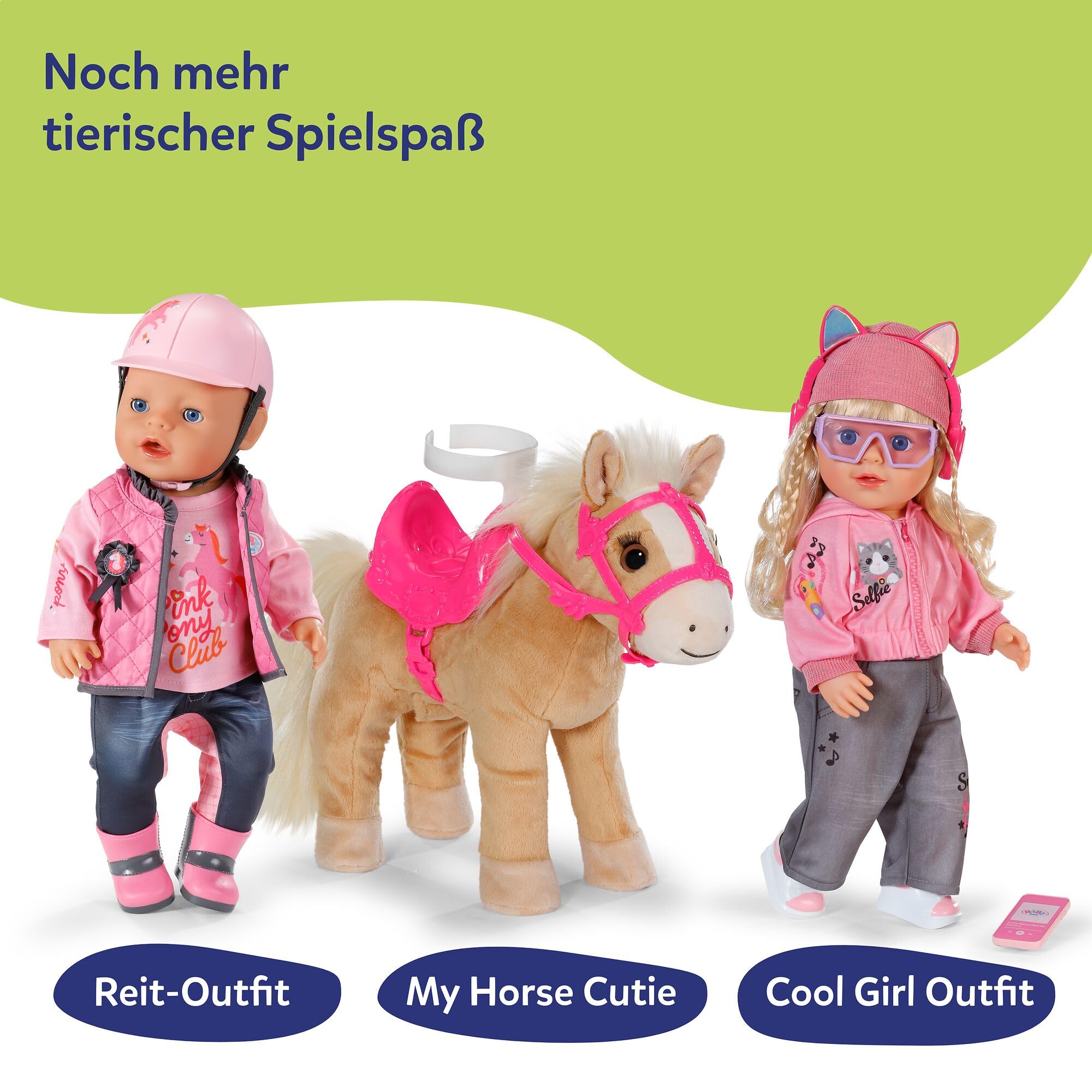 BABY Born Mein Hund Lucky mit Transportbox | 5 Funktionen, Transportbox, Batterien erforderlich