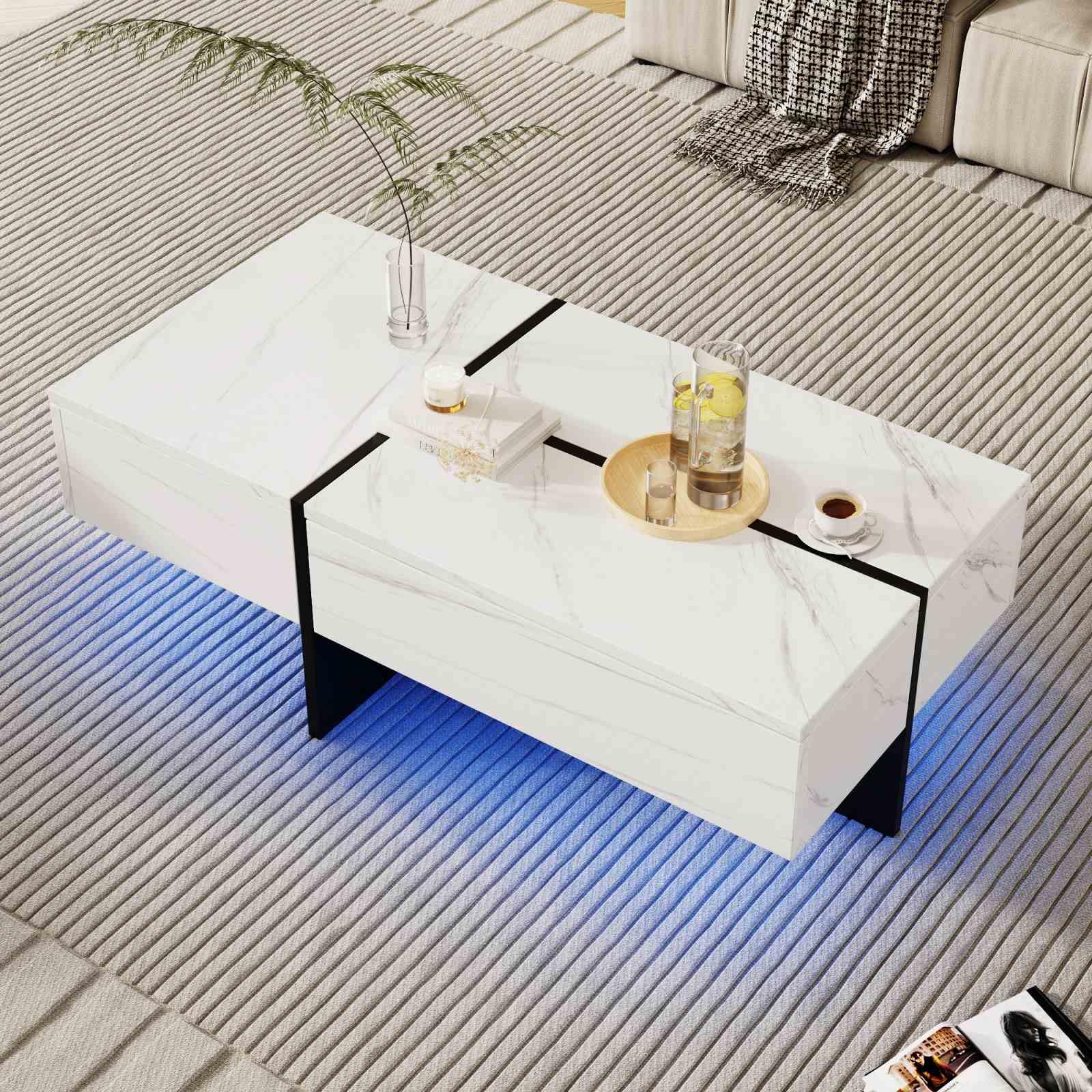 Tavolino Da Salotto Cuna, Porta Riviste Da Soggiorno Con Vano Portaoggetti Tavolo Basso Da Caffe Elevabile 99x60h41 Cm Antracite E Rovere 89638810
