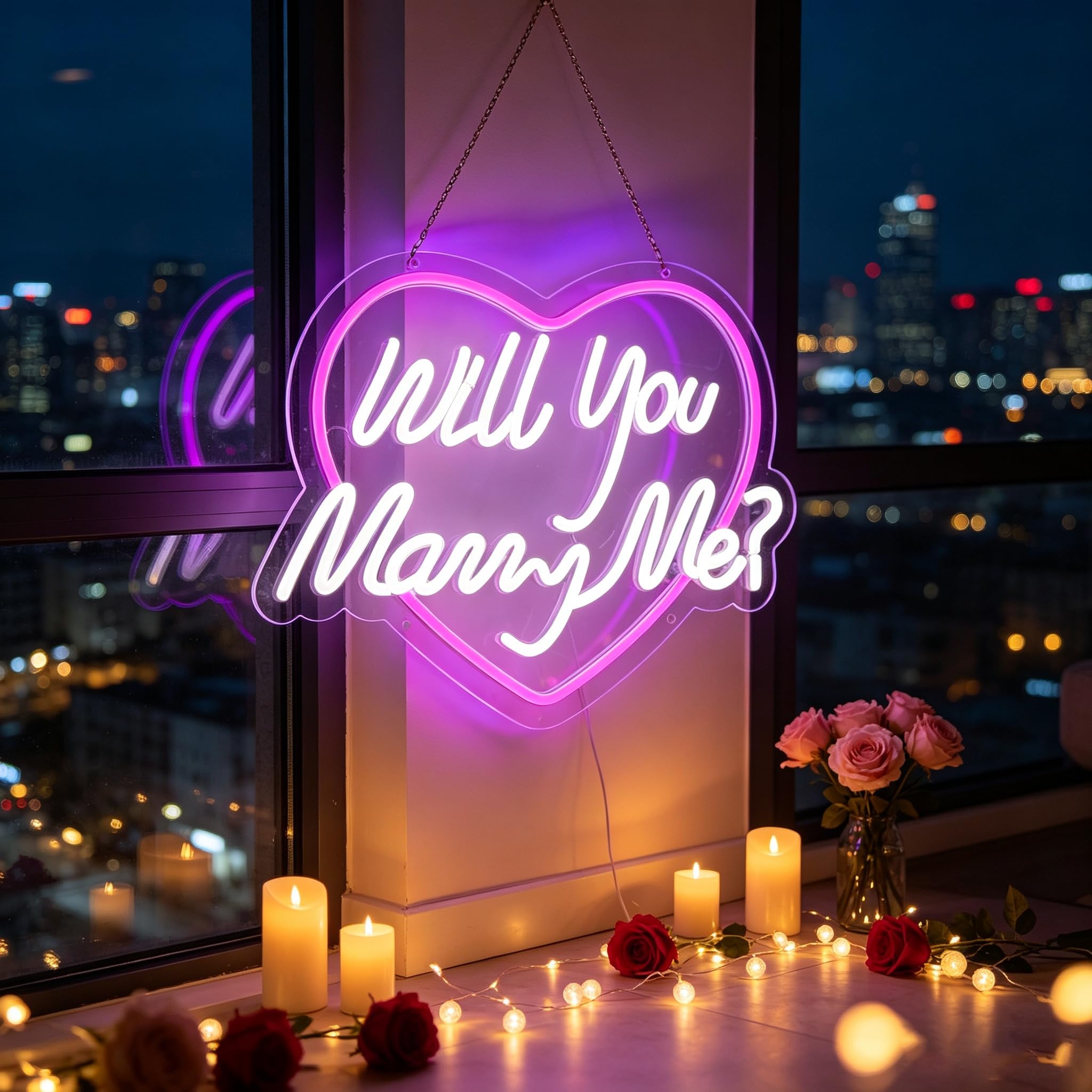Insegna al neon a LED a forma di cuore, romantica luce con interruttore in linea, decorazione da parete personalizzata per matrimoni e anniversari