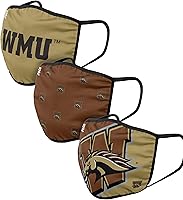 Vista 92 de FOCO - Cubrebocas universitario de la NCAA para adultos (unisex, 3 unidades)