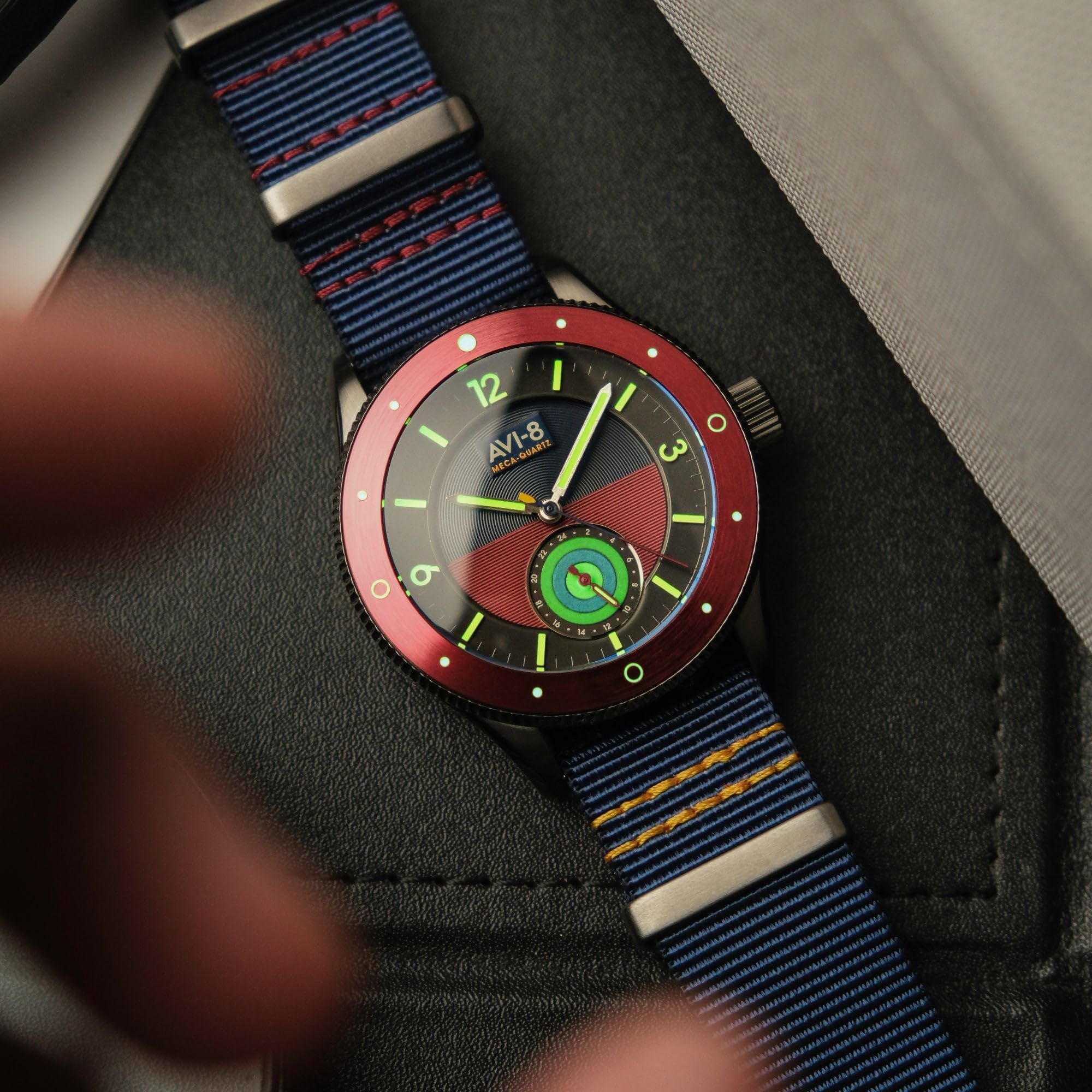 AVI-8 | Flyboy Airmaster Sector Meca-Quartz | 40 mm