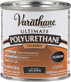 Varathane 242175H Interior Oil 275 Voc Polyurethane, Half Pint, Gloss Finish