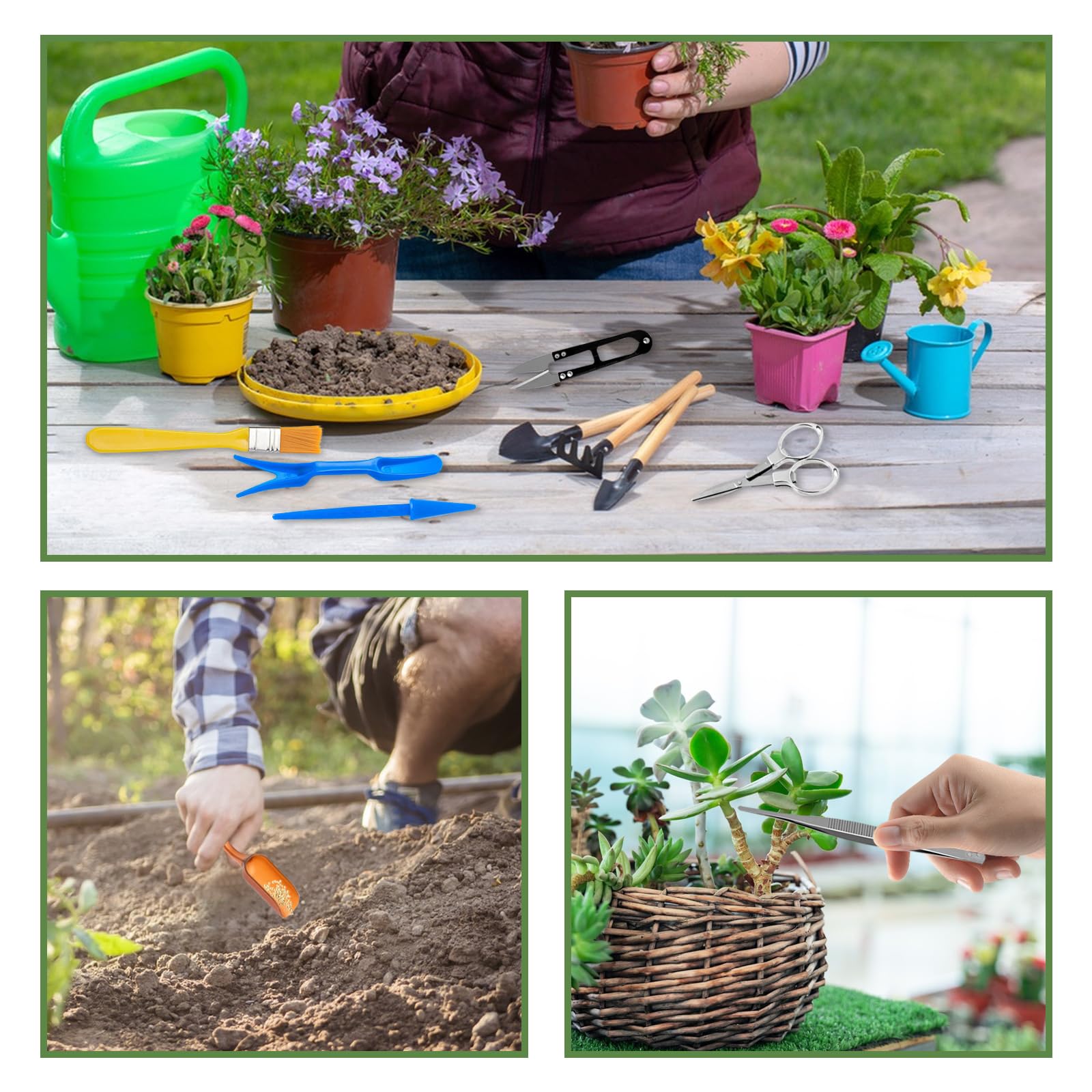 Andiker Mini Garden Tool Set - 12 Piece -3