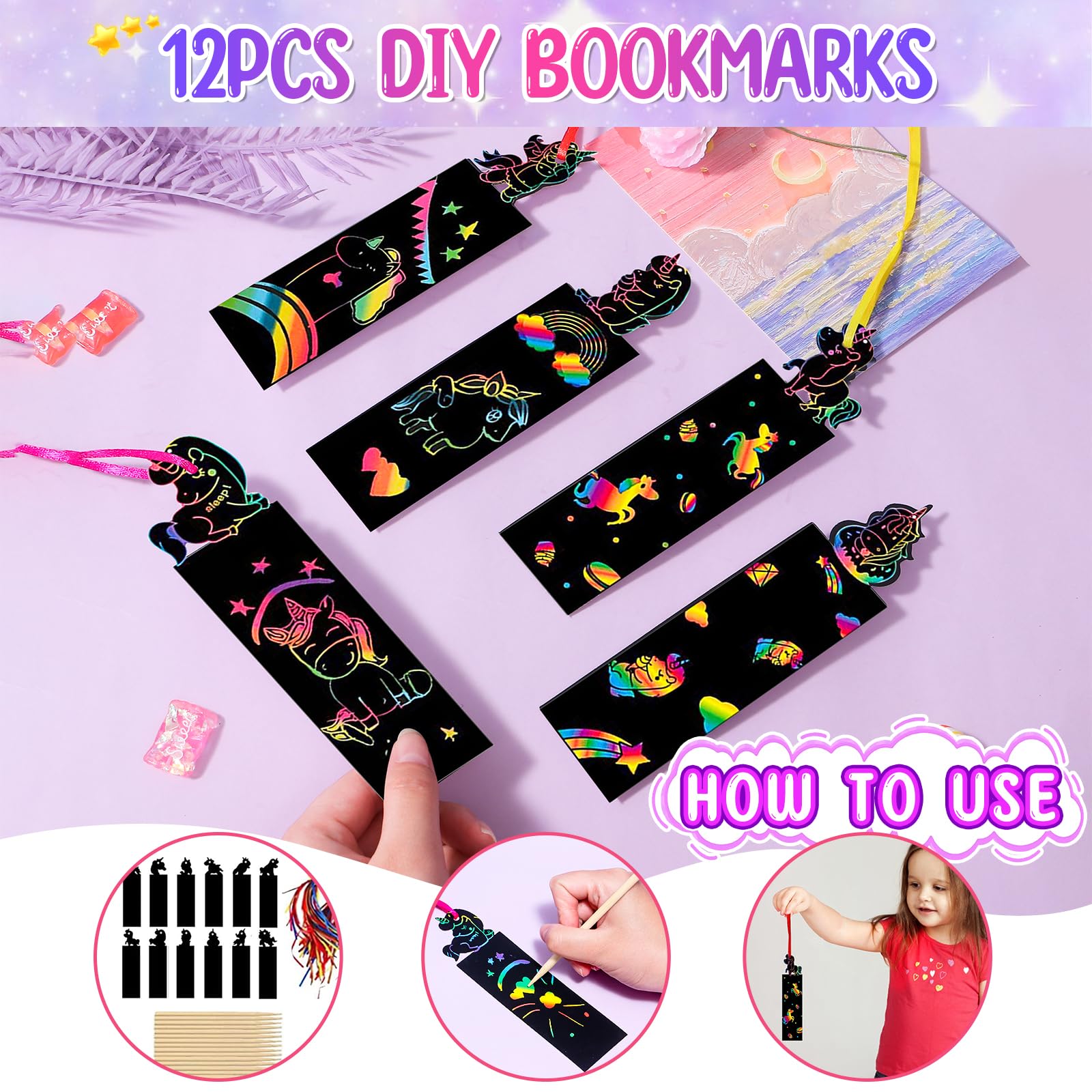 Gadget Unicorno Compleanno Bambina,Unicorno Bomboniere Festa