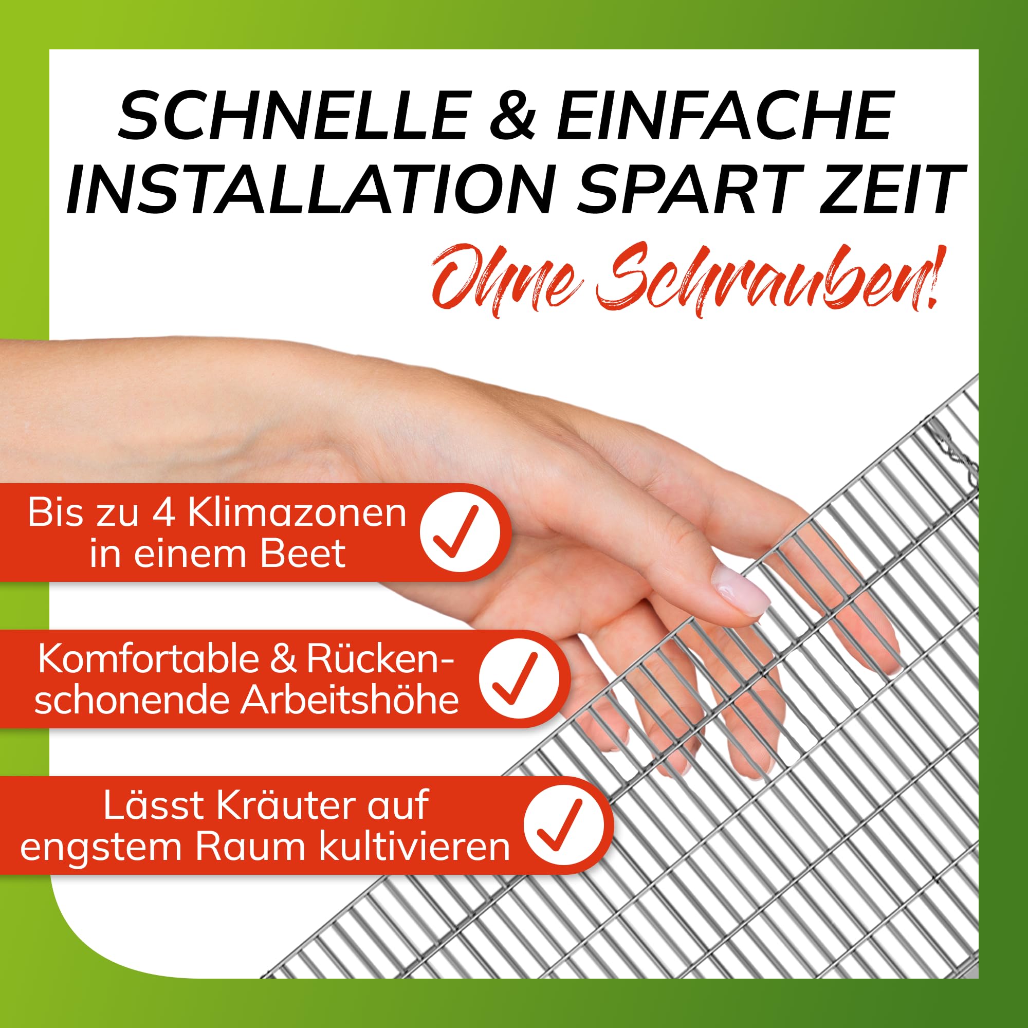 bellissa Gabionen Kräuterspirale Kräuterschnecke verzinkt 110x90x60 cm | Bausatz für Hochbeet, Pflanzring für Kräuter & Gemüse mit Trennfolie, Witterungsbeständig & langlebig, für Garten & Terrasse