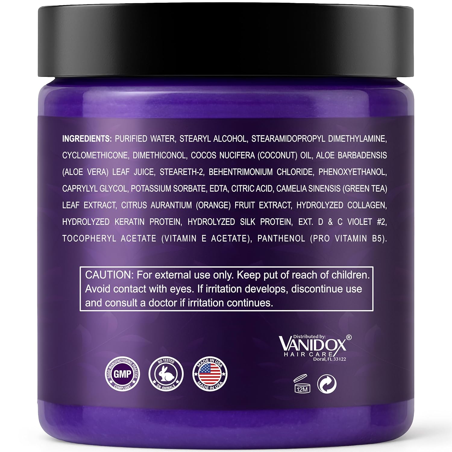 Deep Conditioning Silver Shine Purple Hair Mask for Gray Hair, Purple Toner for Brassy, Bleached, Silver, or Color Treated Hair, Restore Moisture & Brighten Dull Hair, Sulfate Free, Made in USA, 8oz - Image 8