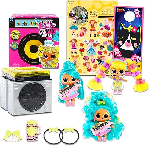 LOL Surprise - Juguetes misteriosos para niñas, paquete con muñeca misteriosa LOL Surprise con accesorios, más calcomanías de bonificación y más