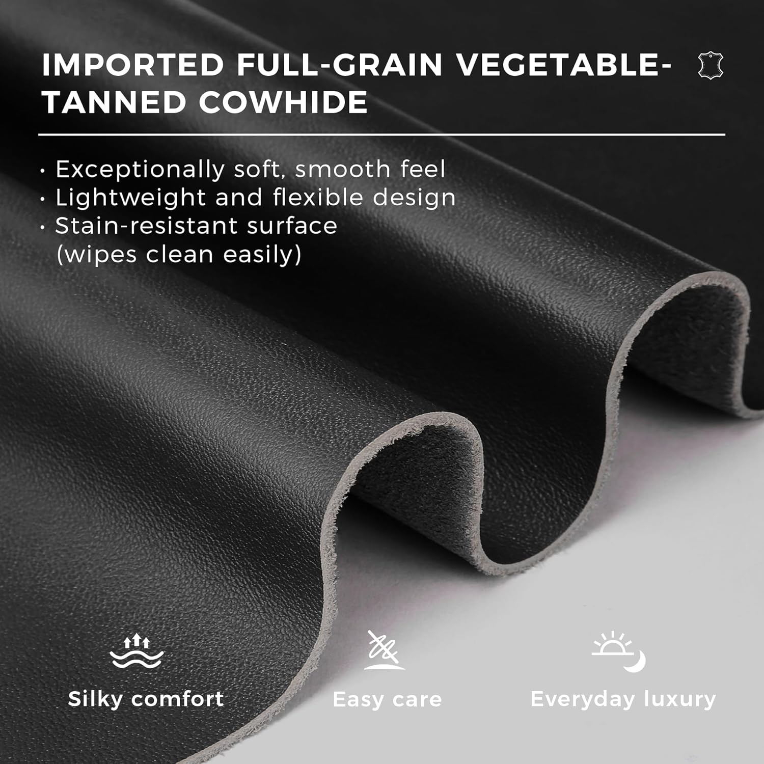 Morriloom Genuine Leather Work Tote Bag for Women Large Vintage Tote Bag with Zipper Leather Purse and Handbags - Image 3