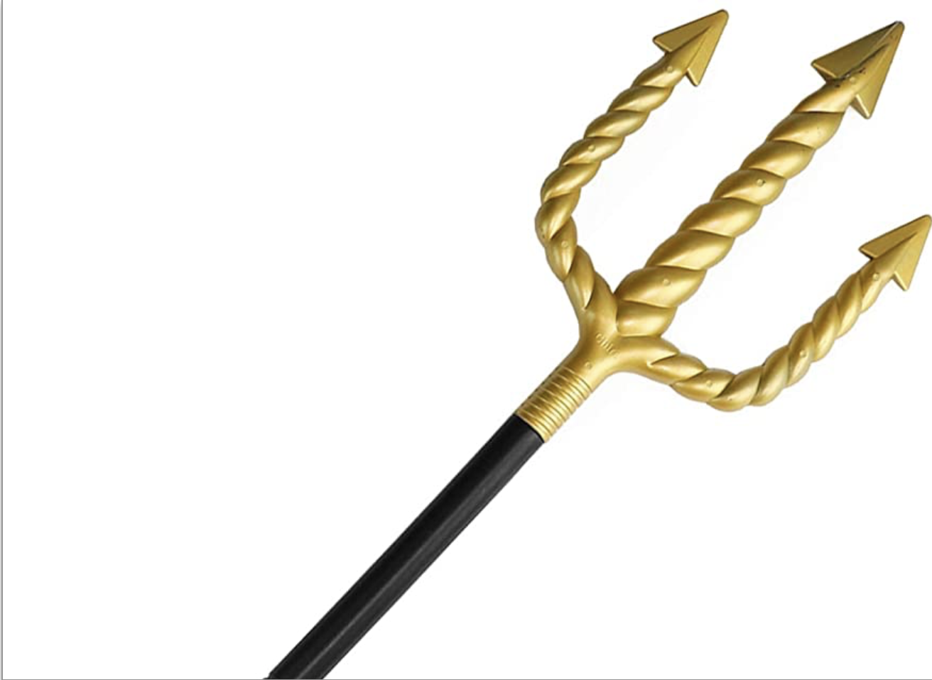 Amazon.com: Skeleteen Gold Trident Costume Accessory - Golden