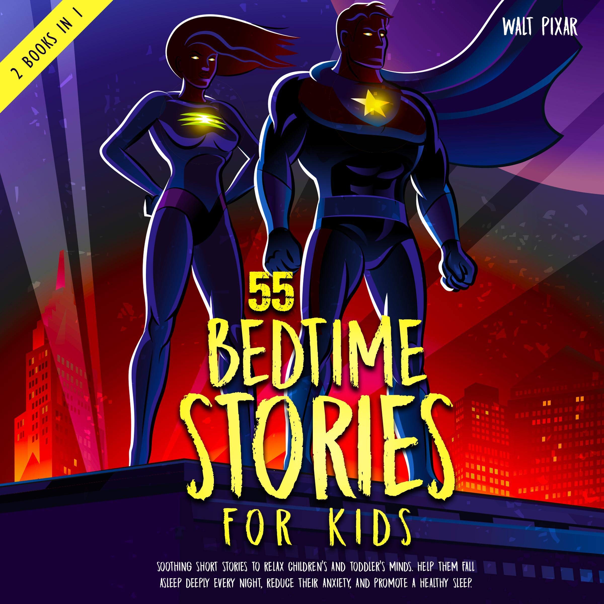 Cover art for 55 Bedtime Stories for Kids: 2 Books in 1