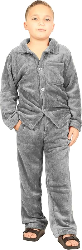 Gioberti Kids and Boys 2pc Super Soft Plush Pajama Set