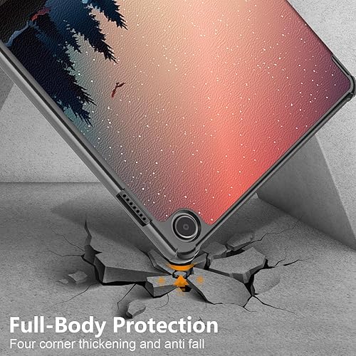 Miniatura 7 de Funda triple plegable para Tienda Fire Max 11 (13 generación, 2023), funda triple y ligera con soporte para encendido y apagado automático + 1 lápiz