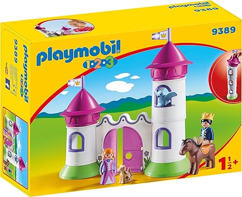 Miniatura 1 de Playmobil Castillo con torres apilables, multicolor
