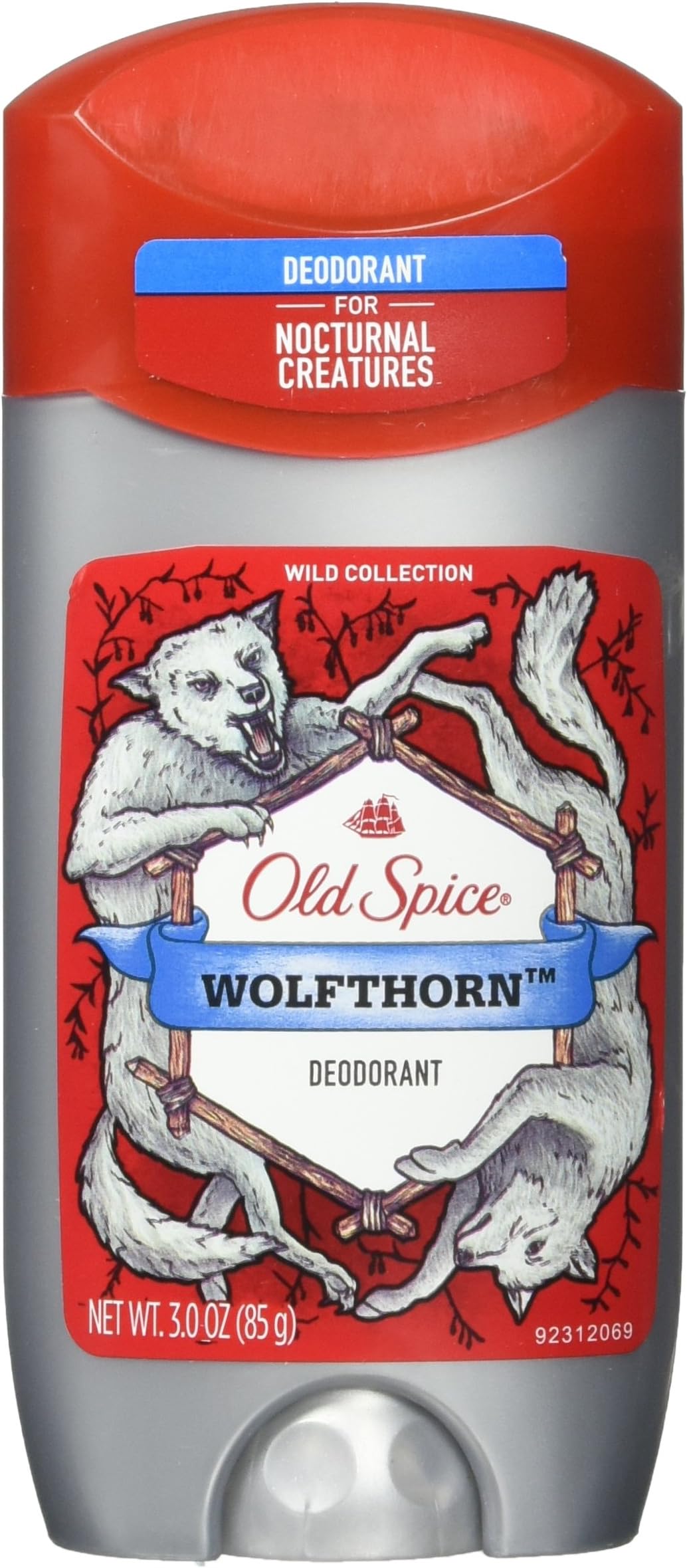 (2 Pack) Old Spice Wild Collection - Wolfthorn Scent - Men's Deodorant - 3 Oz