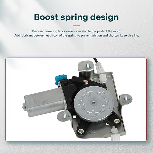 Miniatura 8 de FINDAUTO Elevalunas eléctrico trasero izquierdo del lado del conductor para 2007-2011 para Chevrolet Aveo, 2007 2009 2010 para Pontiac G3 751-094