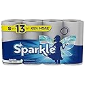Sparkle Paper Towels, 8 Mega Rolls, Modern White, Pick-A-Size, 8 = 13 Regular Rolls