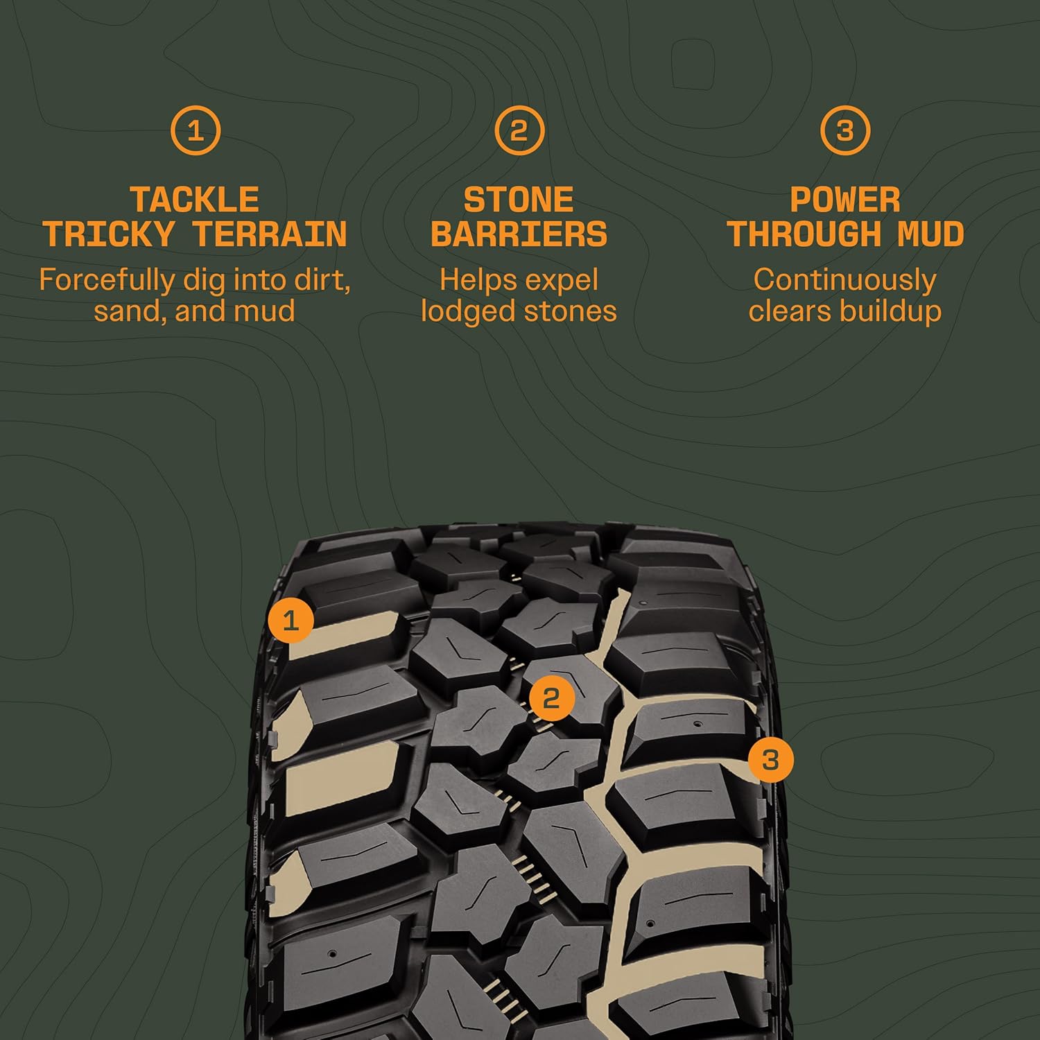 Cooper Evolution M/T All-Terrain Tire, 35X12.50R20LT 121Q, Set of 1