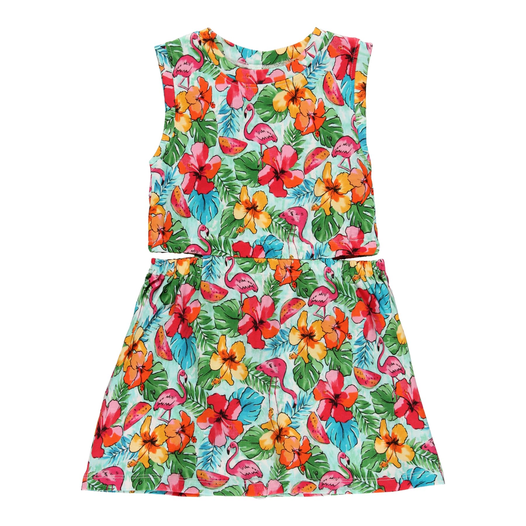 boboli Vestido Niña Verano –Sin Mangas – Vestido Playero para Niña y Adolescentes – Tallas de 4 años a 12 años