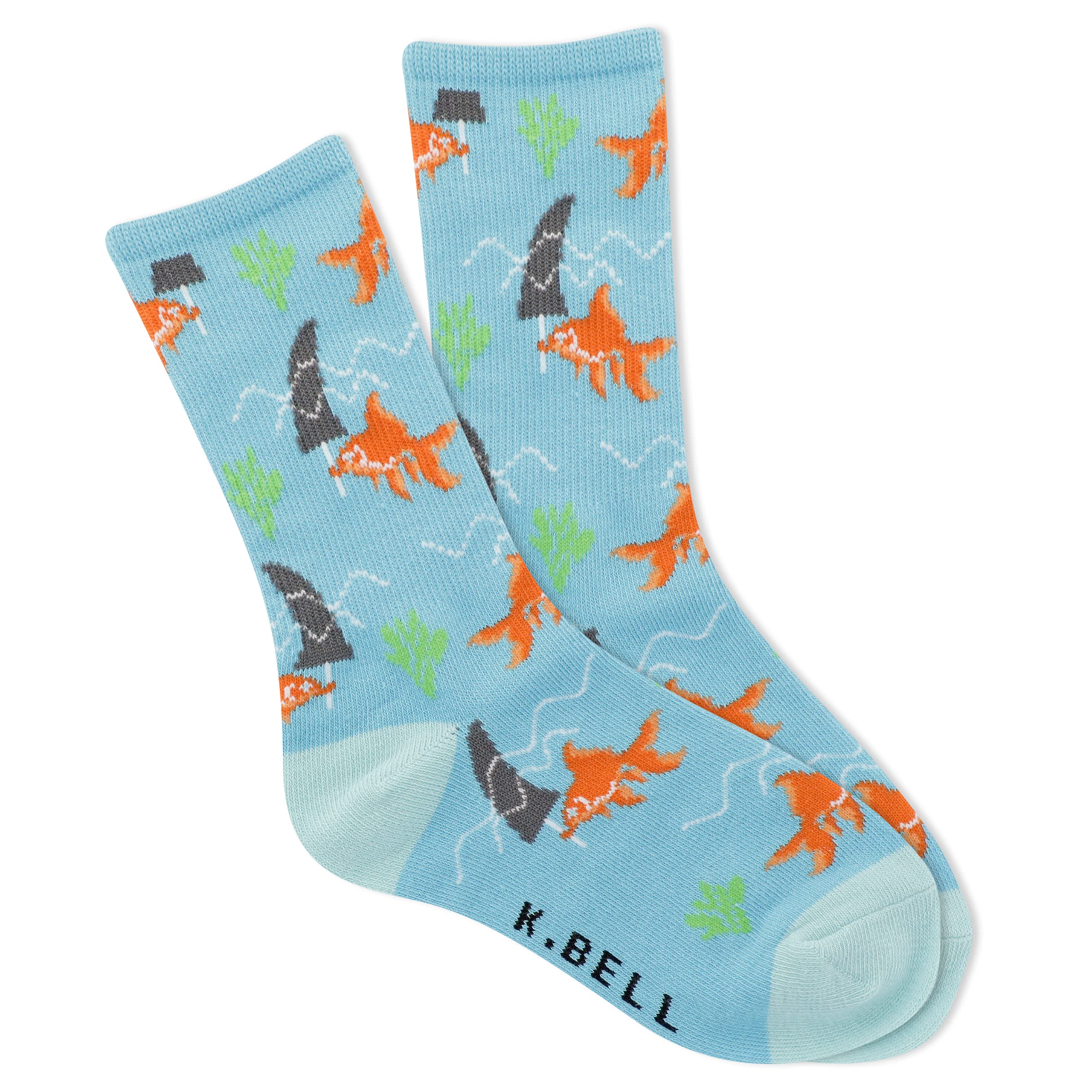 K. Bell Socks Fun Novelty Crew Calcetines informales para niño (3 unidades)
