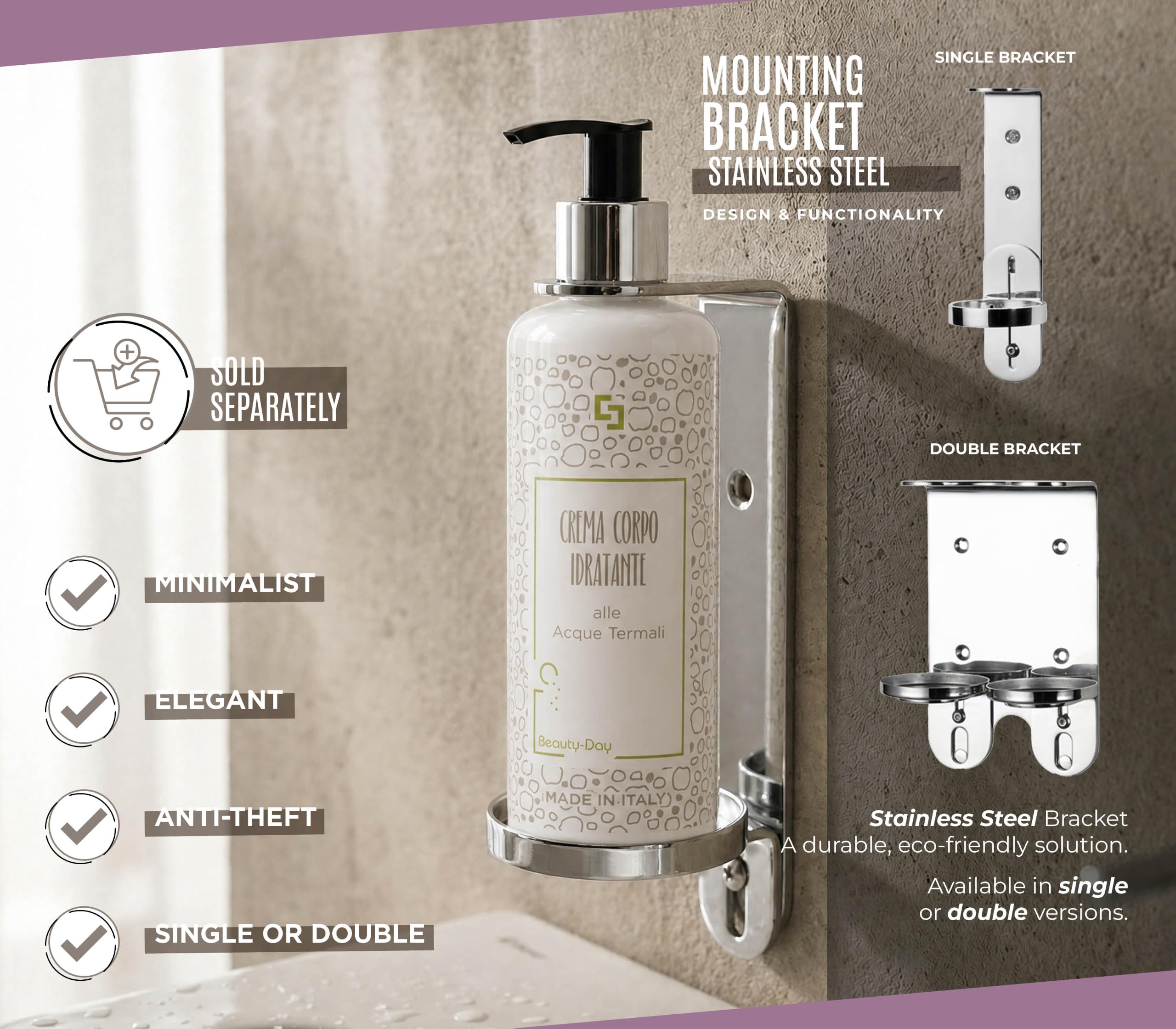 Present-More Körpercreme 300 ml Beauty-Day Italy - Körpercreme 15 Stück für Hotels, B & B und Hotels | Allergenfreie Körpercreme mit Ylang Ylang-Duft