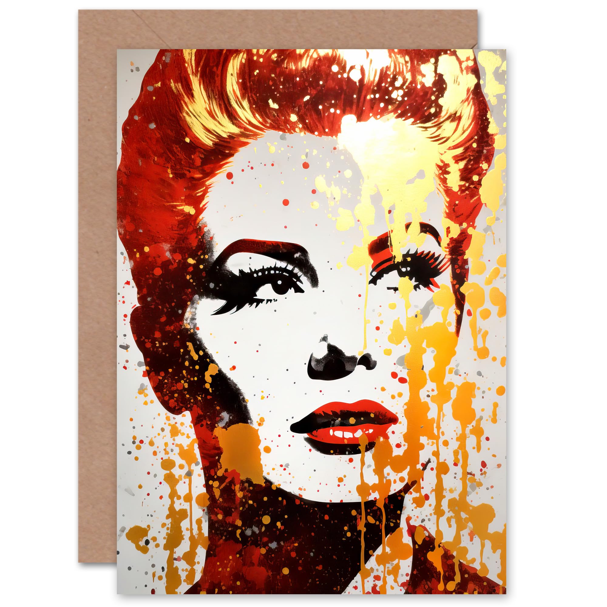 Artery8 Birthday Greeting Card - Fashion Glamour Shot