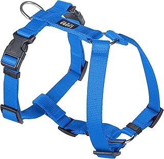 Chaba Guard Dog Harness for Small and Medium Dogs with Control, Anti-Pull & Choking, Adjustable, Comfortable and Lightweight, Classic Step-in Chest Harness, Dog Harness, Size M, Blue product image