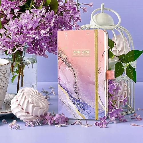 Miniatura 9 de Agenda de bolsillo/calendario 2026-2028, calendario mensual de bolsillo, enero de 2026 a diciembre de 2028, 4 x 6.2 pulgadas, planificador mensual