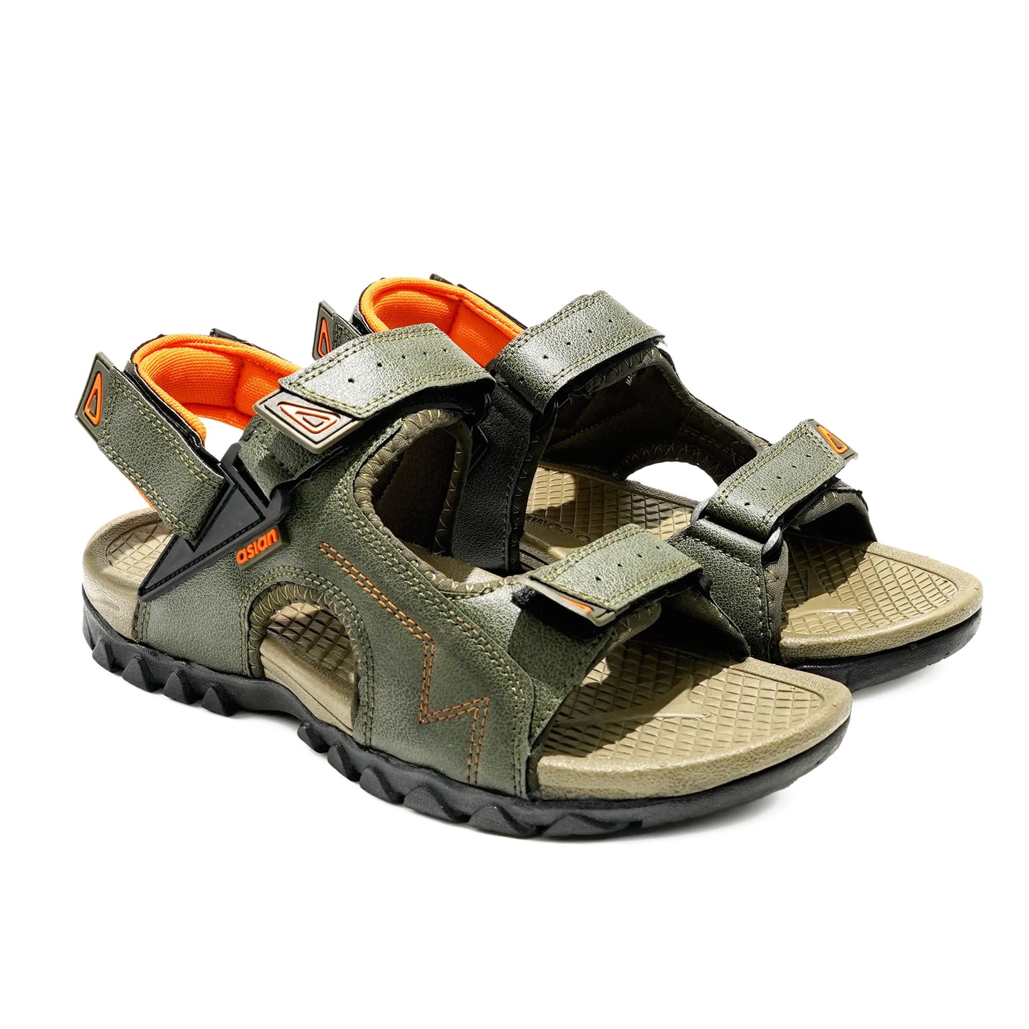 ASIAN Mens VINTAGE-03 Casual Phylon Sandals | Lightweight Slip-On Party,Office,Walking & Daily Used Sandals for Mens & Boys Black RED (B0C2KJNT6L) Amazon Price History, Amazon Price Tracker