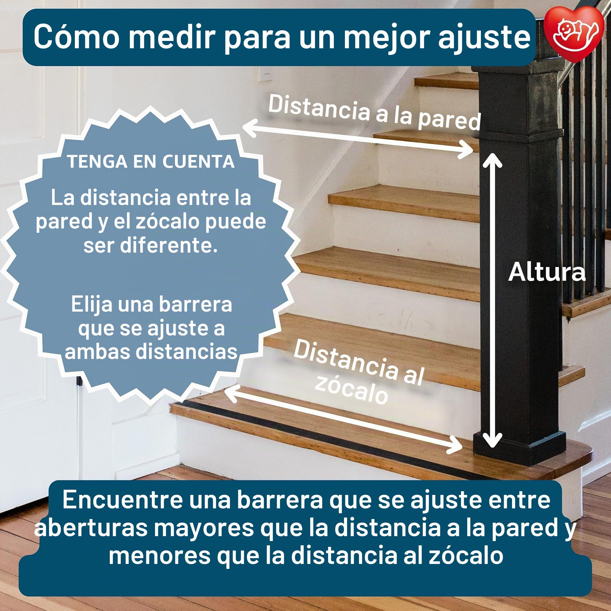 BabyDan Premier Barrera de seguridad, color blanco
