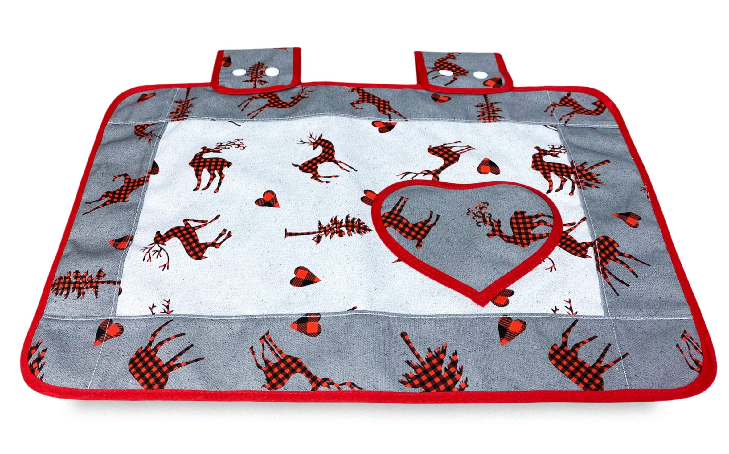 Copriforno Tex Family - 35x50cm, Tessuto Cotone/Poliestere, Made In Italy - Foto 4