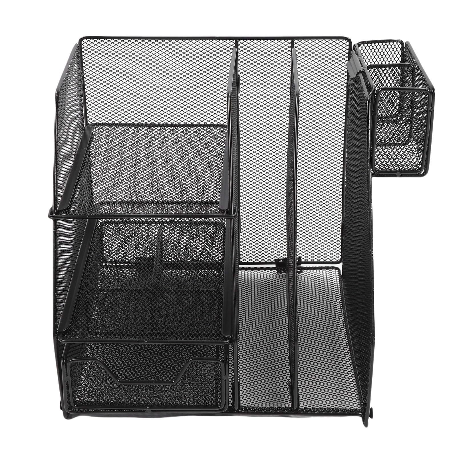 Jeffergarden Organizer Scrivania in Rete, Portaposate con Cassetto e