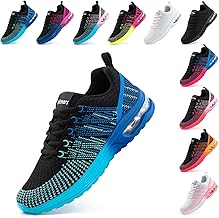 Hitmars Basket Femme Chaussures de Sport Running Sneaker Air Chaussures de Course Respirant Légères Chaussures de Running Jogging Fitness Gym Outdoor Mode Sneaker Noir EU 36-42