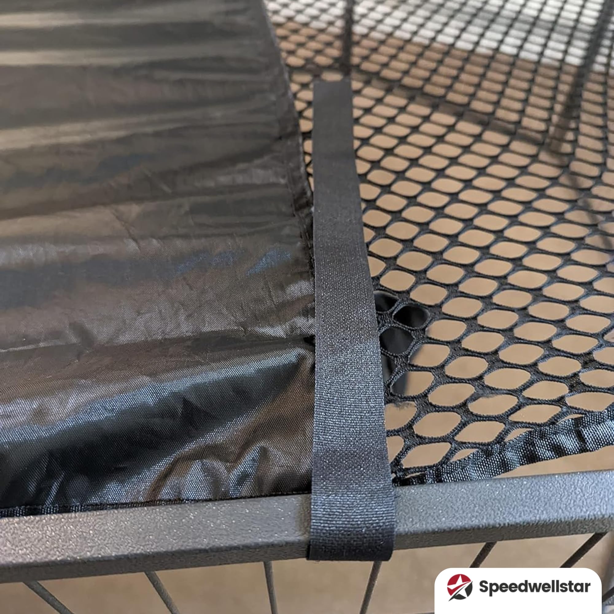 Speedwellstar, copertura parasole per box per animali domestici, con angoli elastici, extra grande. Gabbia non inclusa