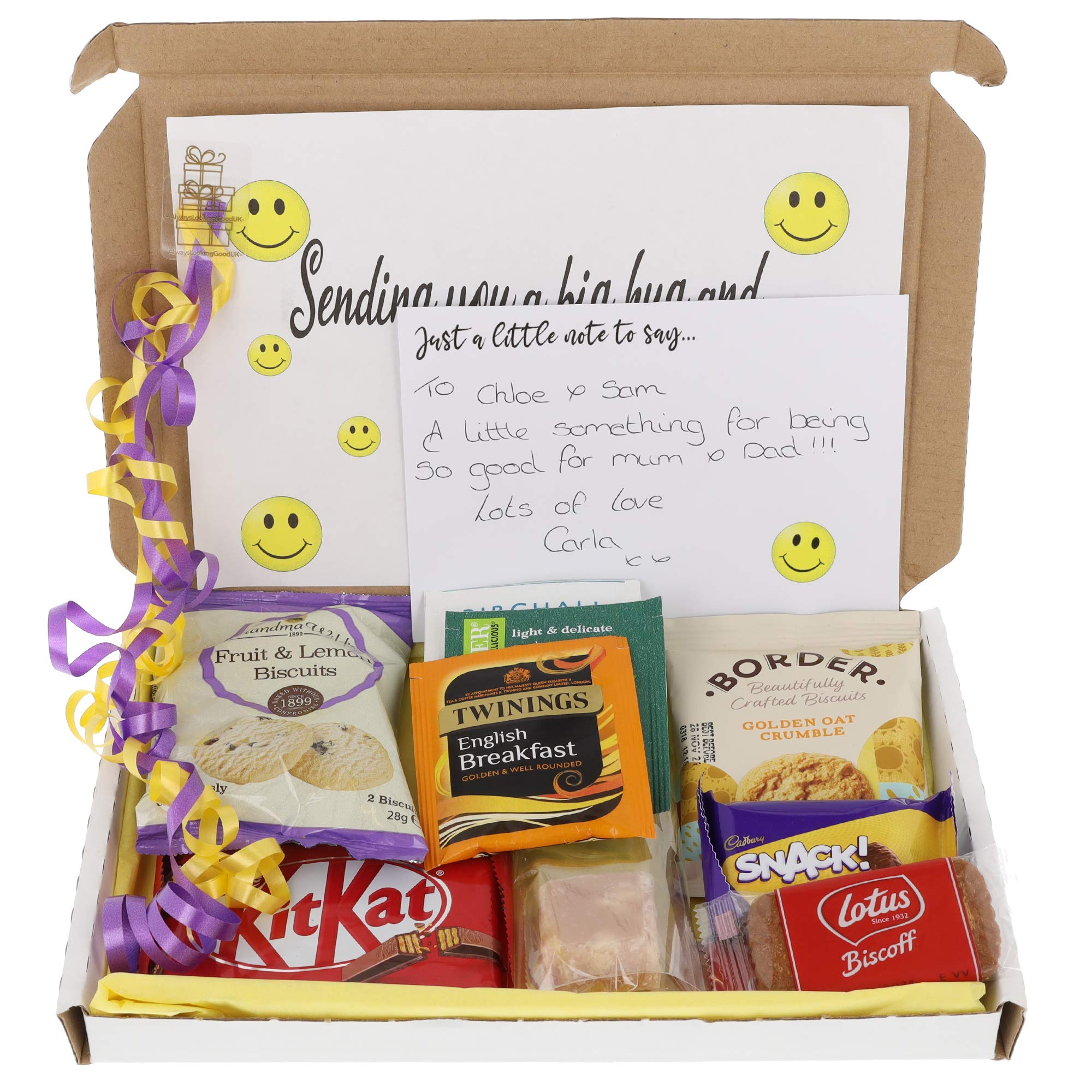Buy Afternoon Tea & Biscuit Lover Letterbox Gift Hamper Hug in a Mug