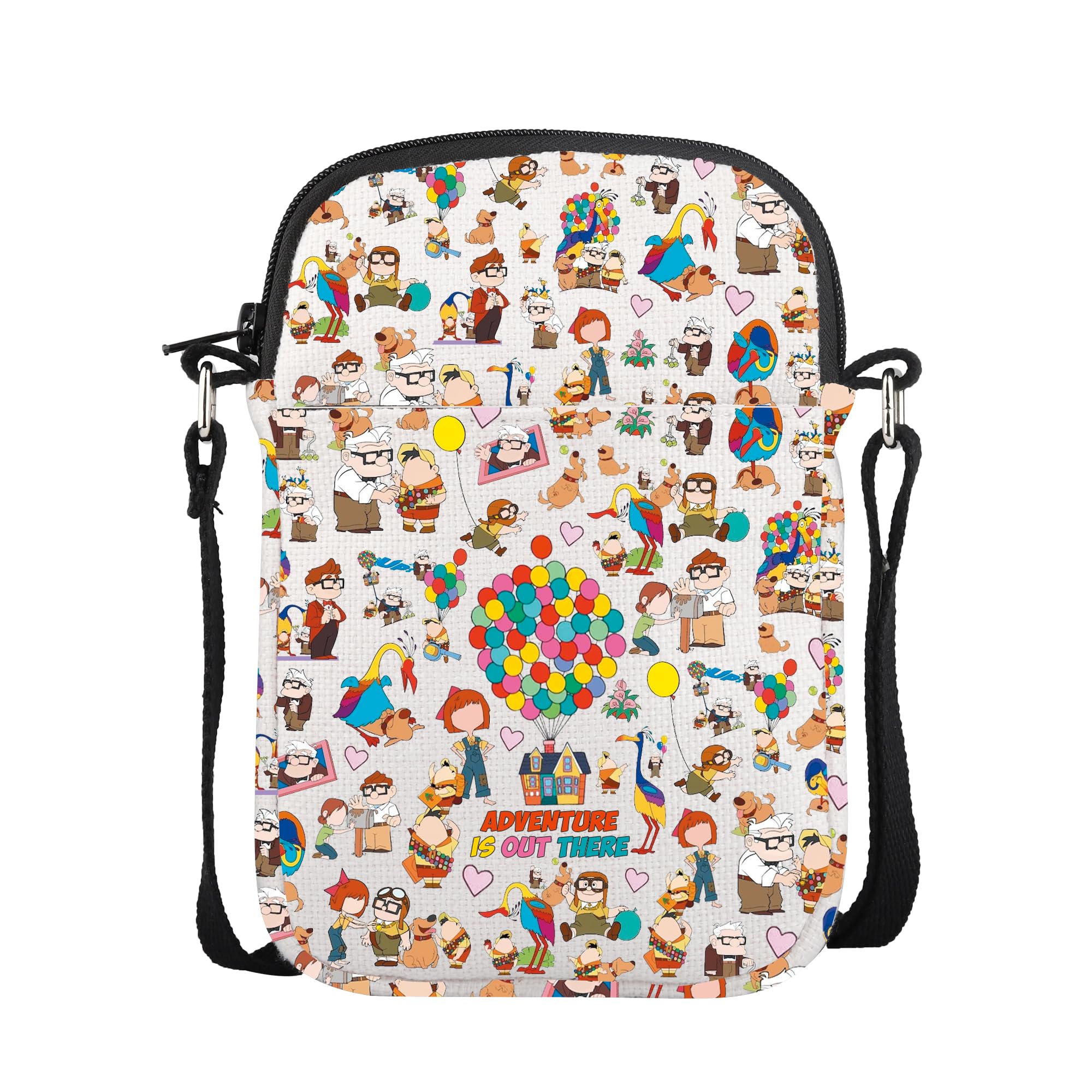 CMNIM Cartoon Movie Merch Gifts House Balloon Crossbody Bag Vacation Gift Travel Bag for Fans