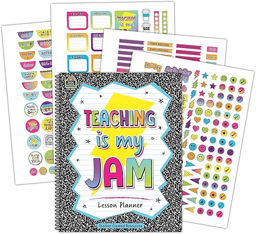 Miniatura 2 de Teacher Created Resources Brights 4Ever Planificador de lecciones (TCR3928)