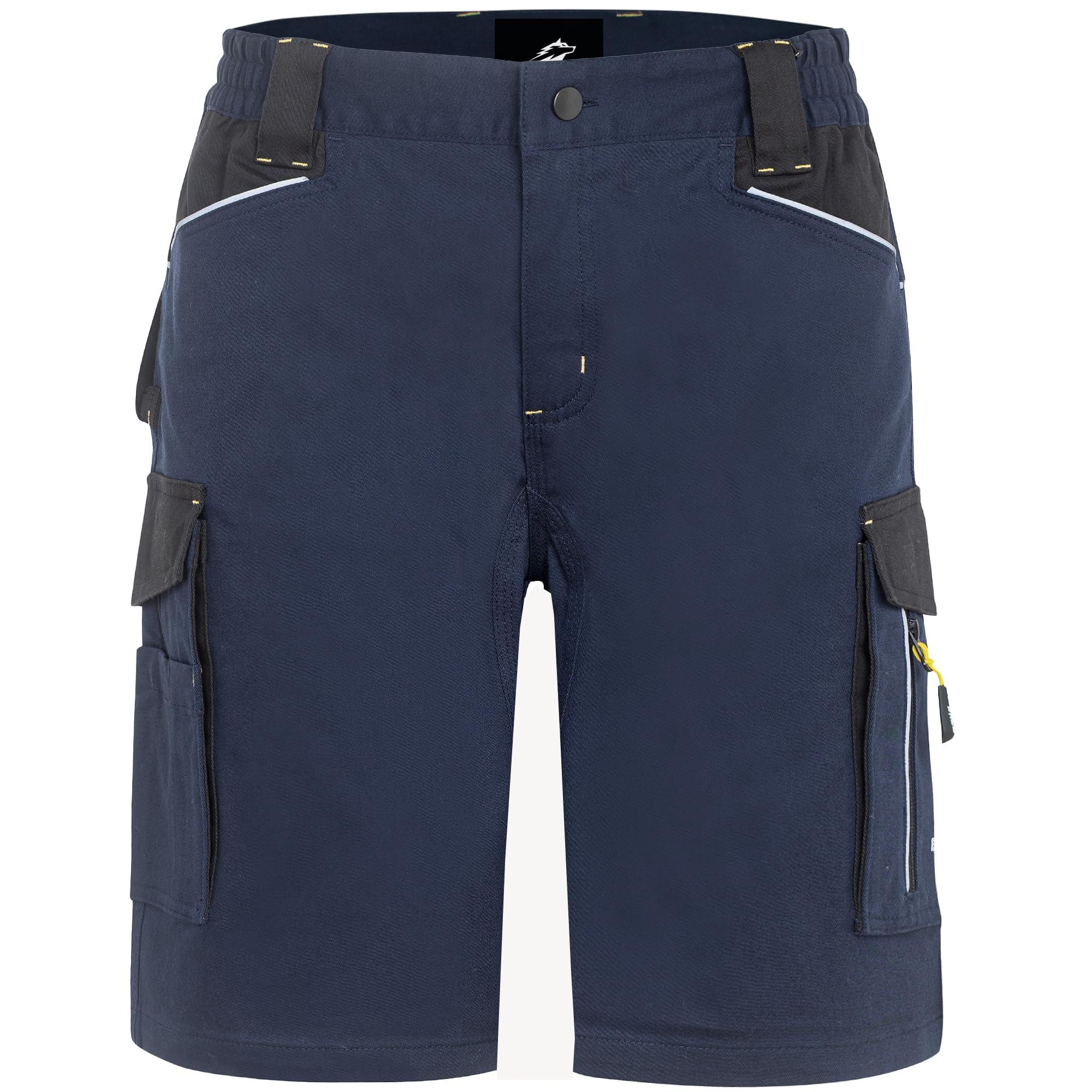 BWOLF Daytona - Pantalones cortos de trabajo elásticos para hombre, con muchos bolsillos