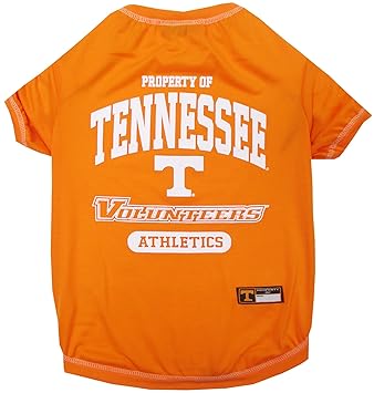 Pets First Collegiate Tennessee Volunteers Dog Tee Shirt, Medium