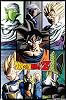 Dragon Ball Z - Grid Wall Poster, 34L x 22.4W, Premium Unframed Version