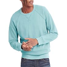 Hat and Beyond Mens French Terry Crewneck Sweatshirt Lightweight Fleece Pullover Sweater
