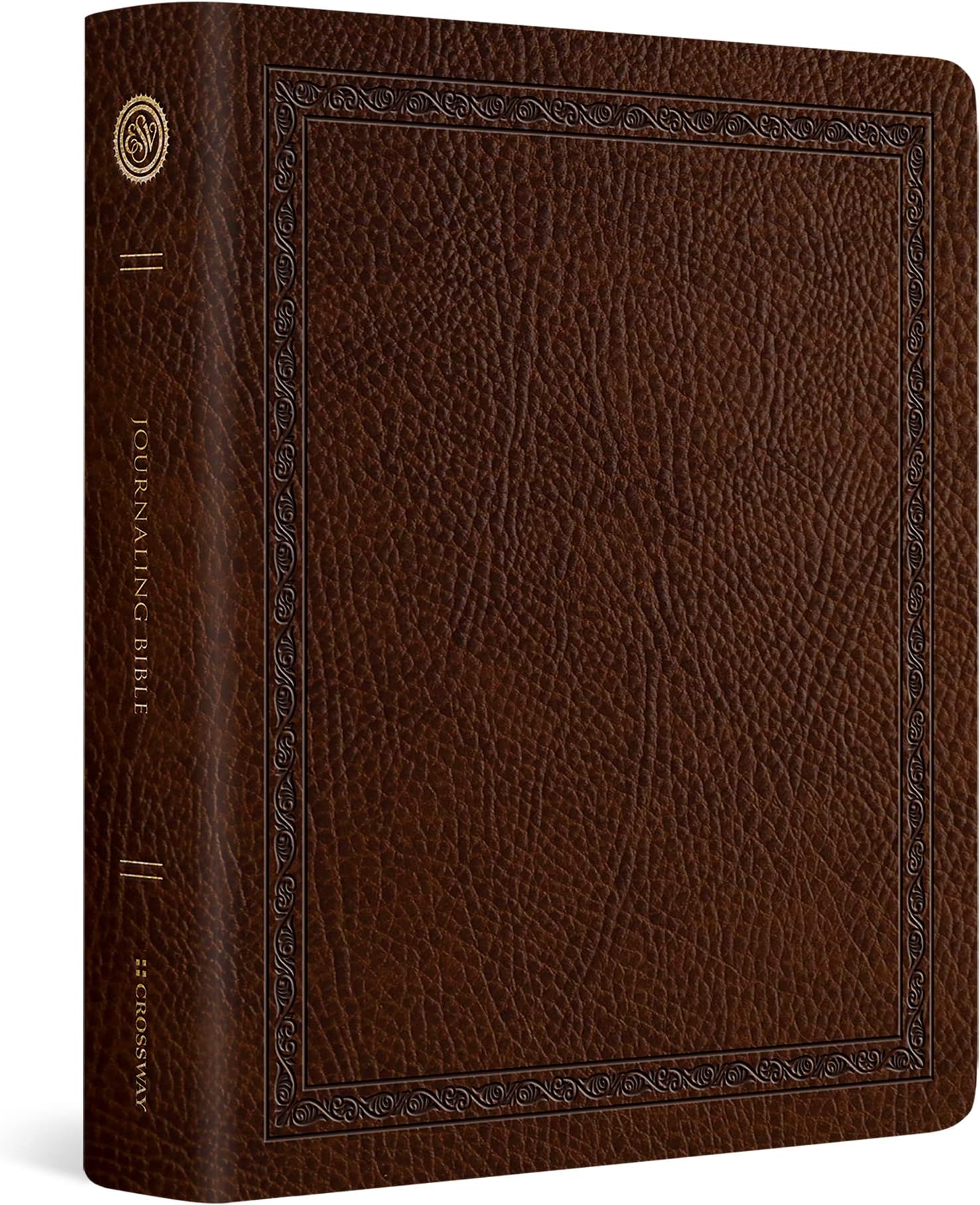 ESV Journaling Bible (Mocha, Threshold Design): ESV Journaling Bible Mocha,Bonded Leather,Threshold Design