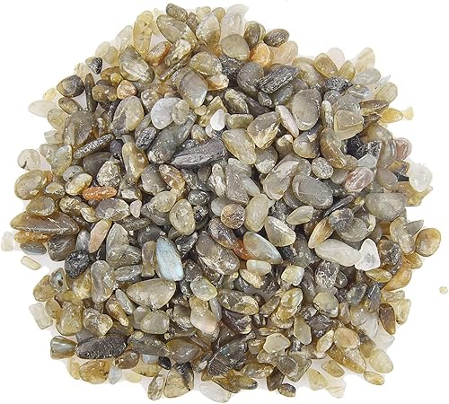 Miniatura 9 de Piedra de astillas de obsidiana negra, junio y ann, 1 libra de 0.197-0.276in, piedras naturales, piezas trituradas, chips de cristal de forma