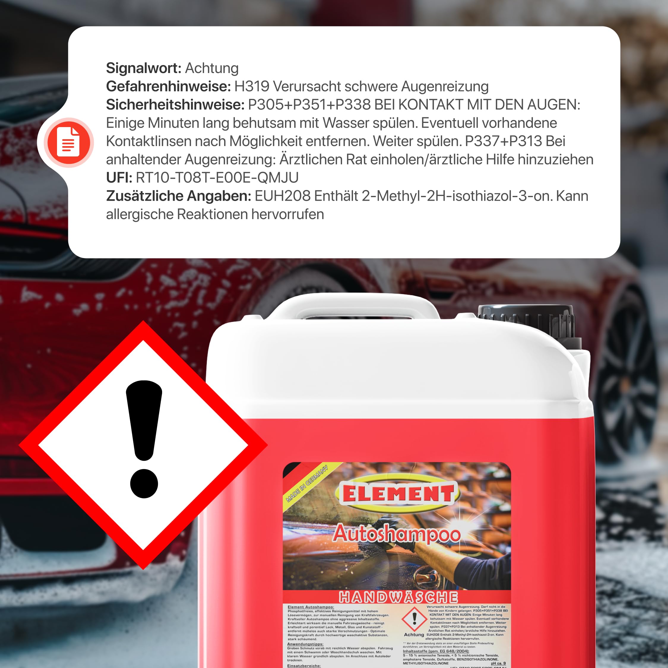 Auto Shampoo | 20 Liter | Profi Autoshampoo | Konzentrat | Autopflege | Autoschampoo | car shampoo | Autoshampoo handwäsche |