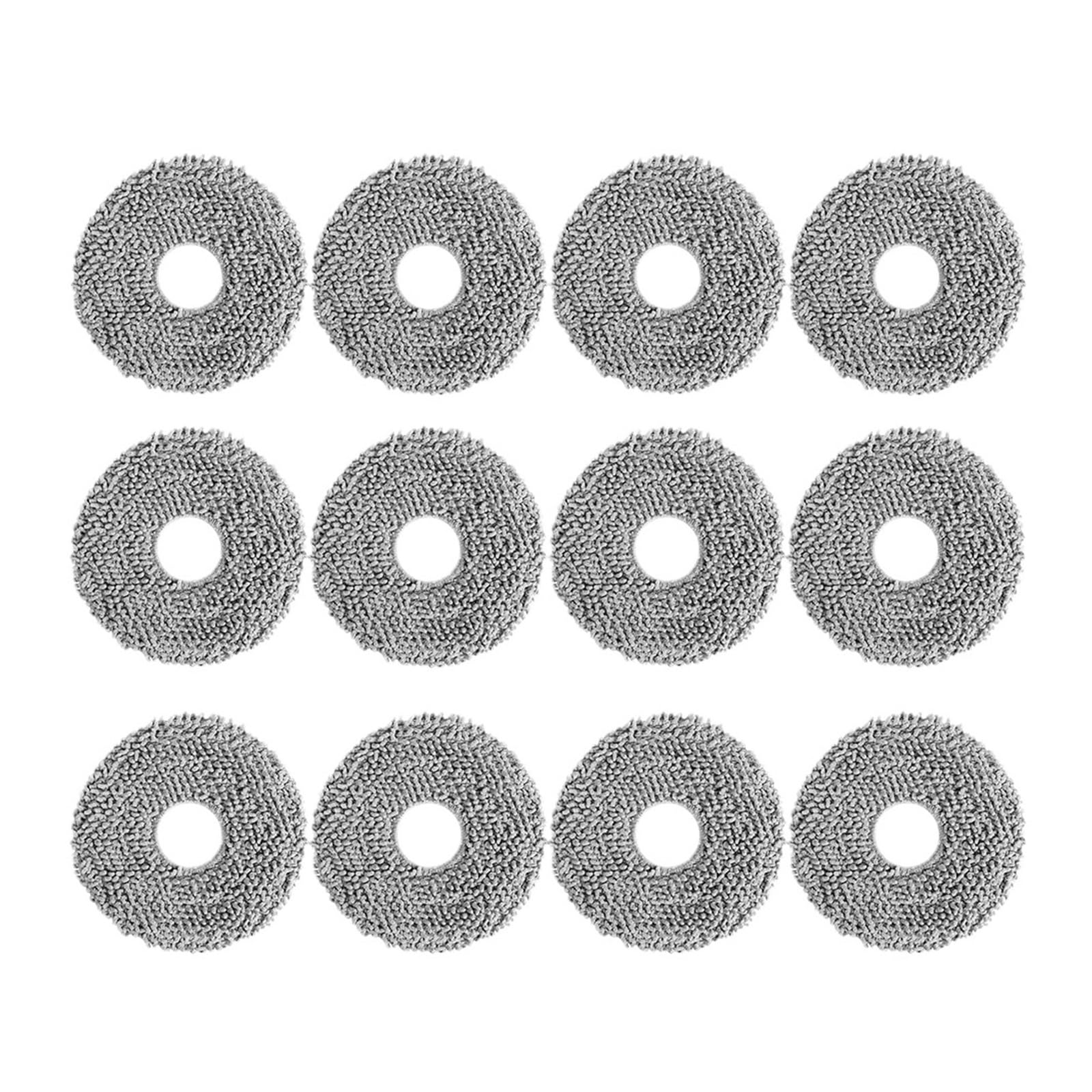 QWHSMHADE Mop Cloths Replacement Parts，Compatible For Roomba，Plus 405 Combo Plus 505 Combo Robot Vacuum Cleaner Accessories(12pcs)